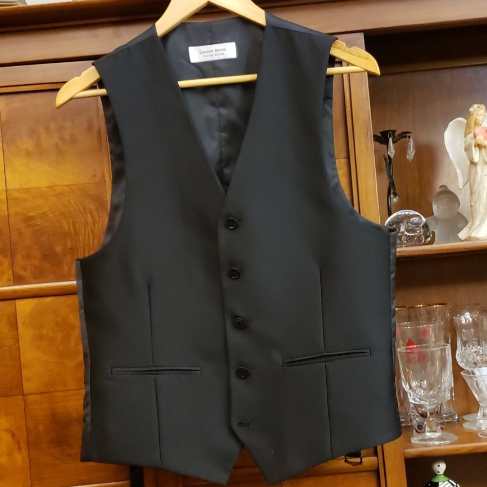 Lorenzo Bruno Italian Design 3-PC Suit Size 36S - Picture 7 of 8